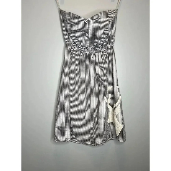 Judith March Dresses & Skirts - Judith March strapless dress elastic embroidered moose reindeer elk size SMALL